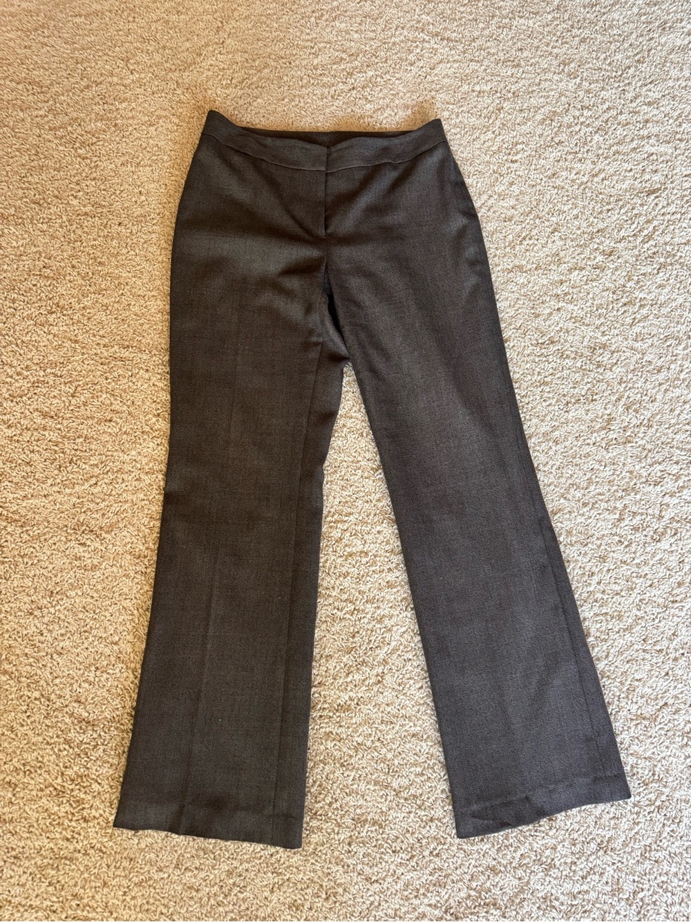 Classiques Entier Charcoal Straight Leg Dress Pants